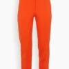 DOROTHEE SCHUMACHER Emotional Essence Pant In Spiced Orange -All Seasons Style 939751b8d9a5abd41adf516818c147cb