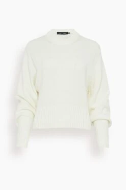 PROENZA SCHOULER Textured Cotton Sweater In Ivory