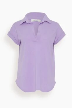 Judy Top In Digital Lavender