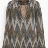 Missoni Textured Chevron Jacket In Multicolor 2 Missoni Textured Chevron Jacket In Multicolor -All Seasons Style MISSONI TexturedChevronJacketinMulticolor