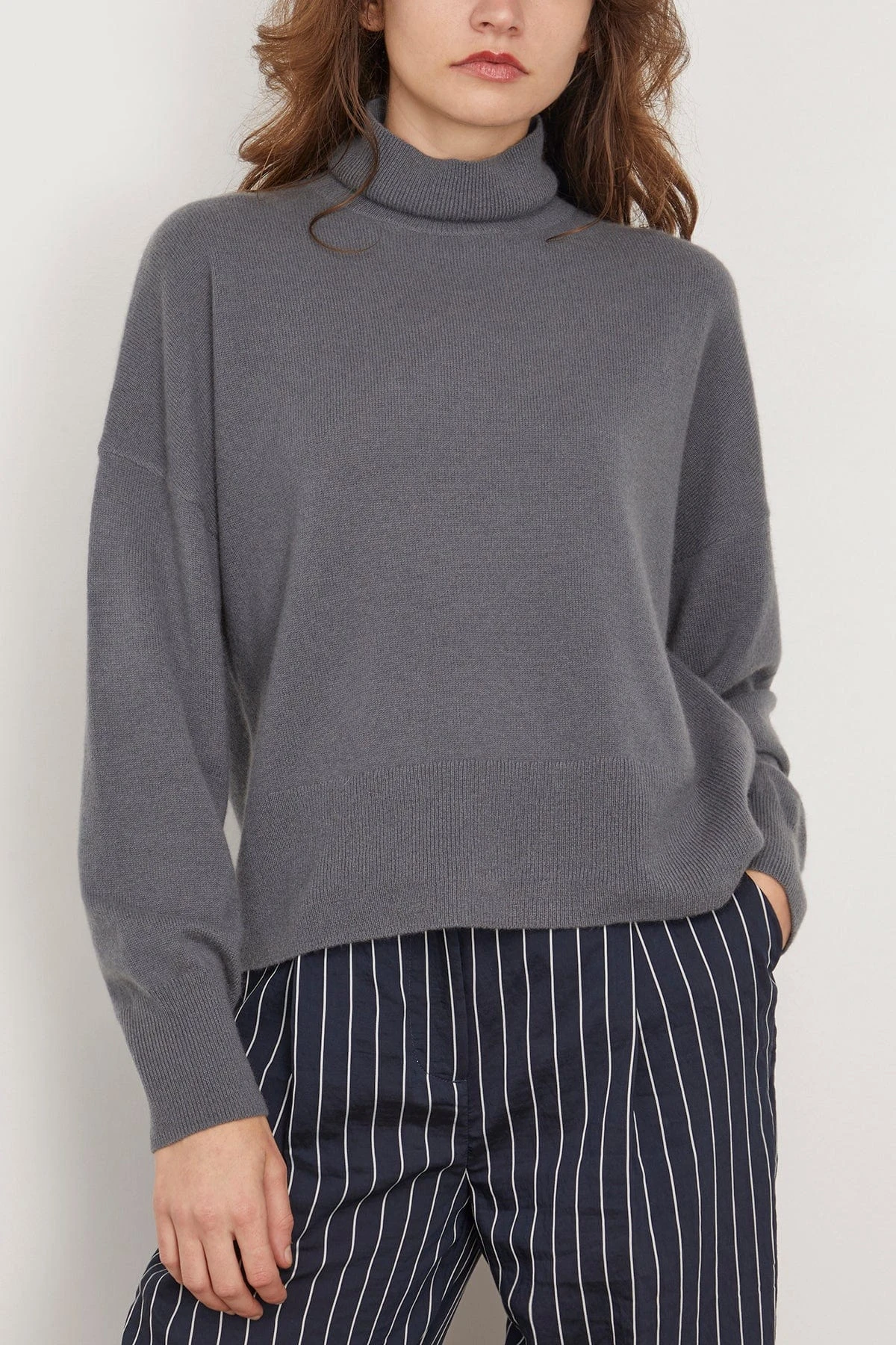 Samsoe Samsoe Nola Turtleneck In Iron Gate 5 Samsoe Samsoe Nola Turtleneck In Iron Gate - Image 3