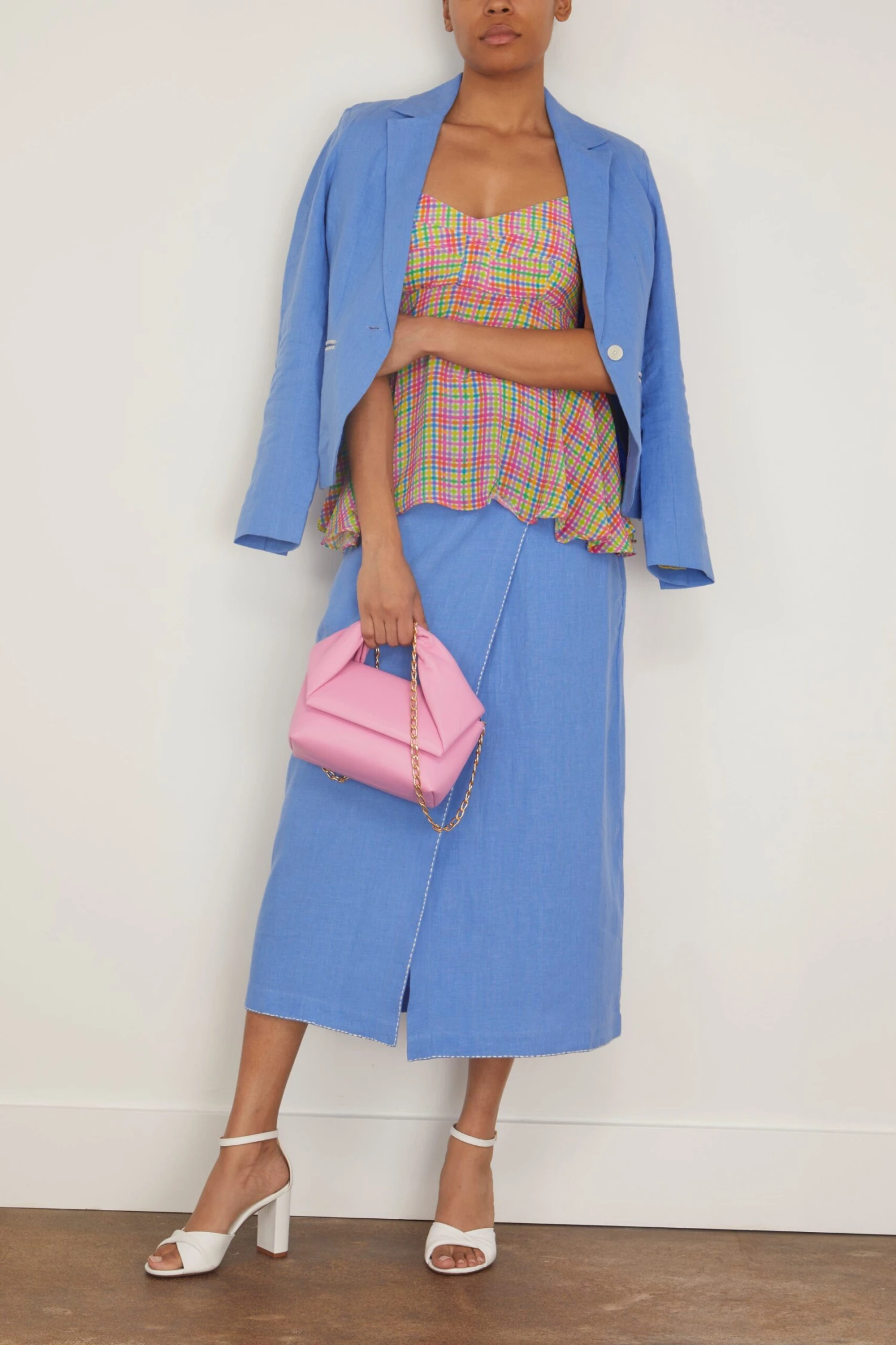 Serpentins Motif Silk Top In Multico 4 Serpentins Motif Silk Top In Multico - Image 2