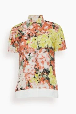 Dries Van Noten Cloudy Bis Shirt In Orange