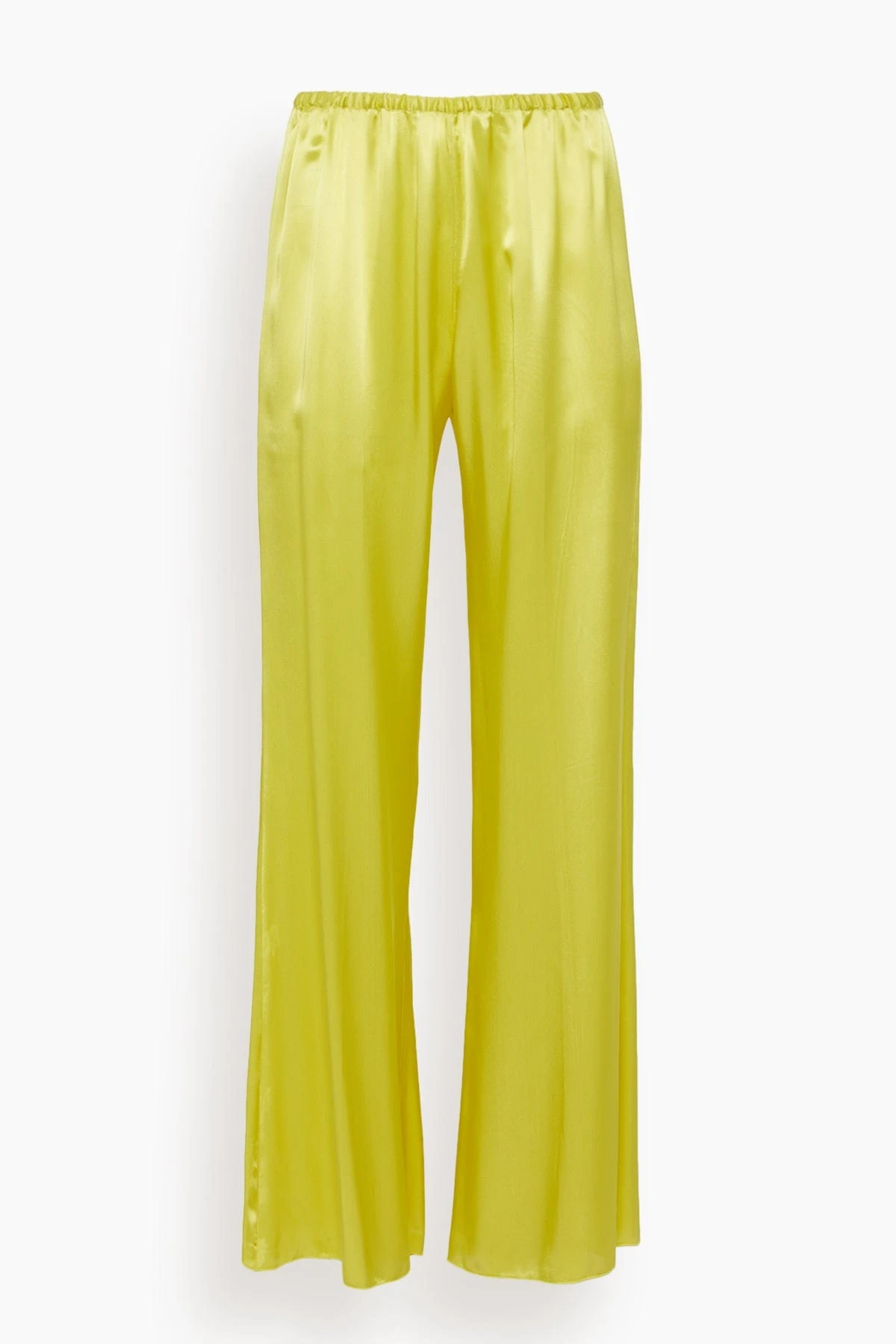 FORTE_FORTE Elasticated Flare Pants In Lollypop 3 FORTE_FORTE Elasticated Flare Pants In Lollypop