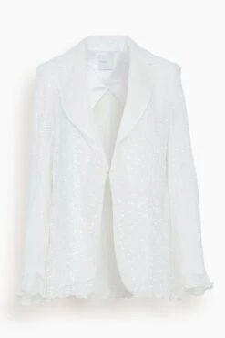Soft Blazer In White