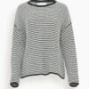Felicity Sweater In Ink/Cream Stripe 1 Felicity Sweater In Ink/Cream Stripe -All Seasons Style a8df79f807f325f8a7ad4c0528dbf0cb