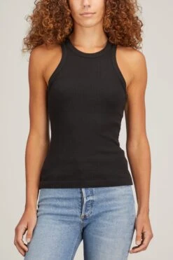 AGOLDE Bailey Tank In Black 9 AGOLDE Bailey Tank In Black -All Seasons Style agolde BaileyTankinBlack 2