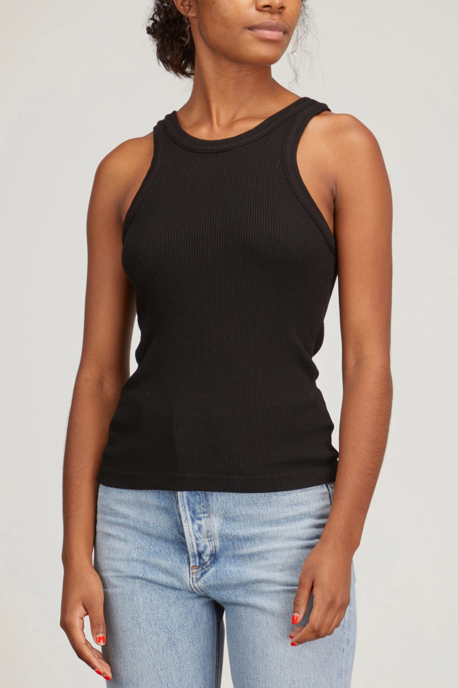 AGOLDE Bailey Tank Top In Black 5 AGOLDE Bailey Tank Top In Black - Image 3