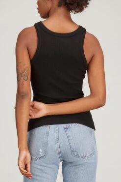 AGOLDE Bailey Tank Top In Black 9 AGOLDE Bailey Tank Top In Black -All Seasons Style agolde bailey tank top in black 3