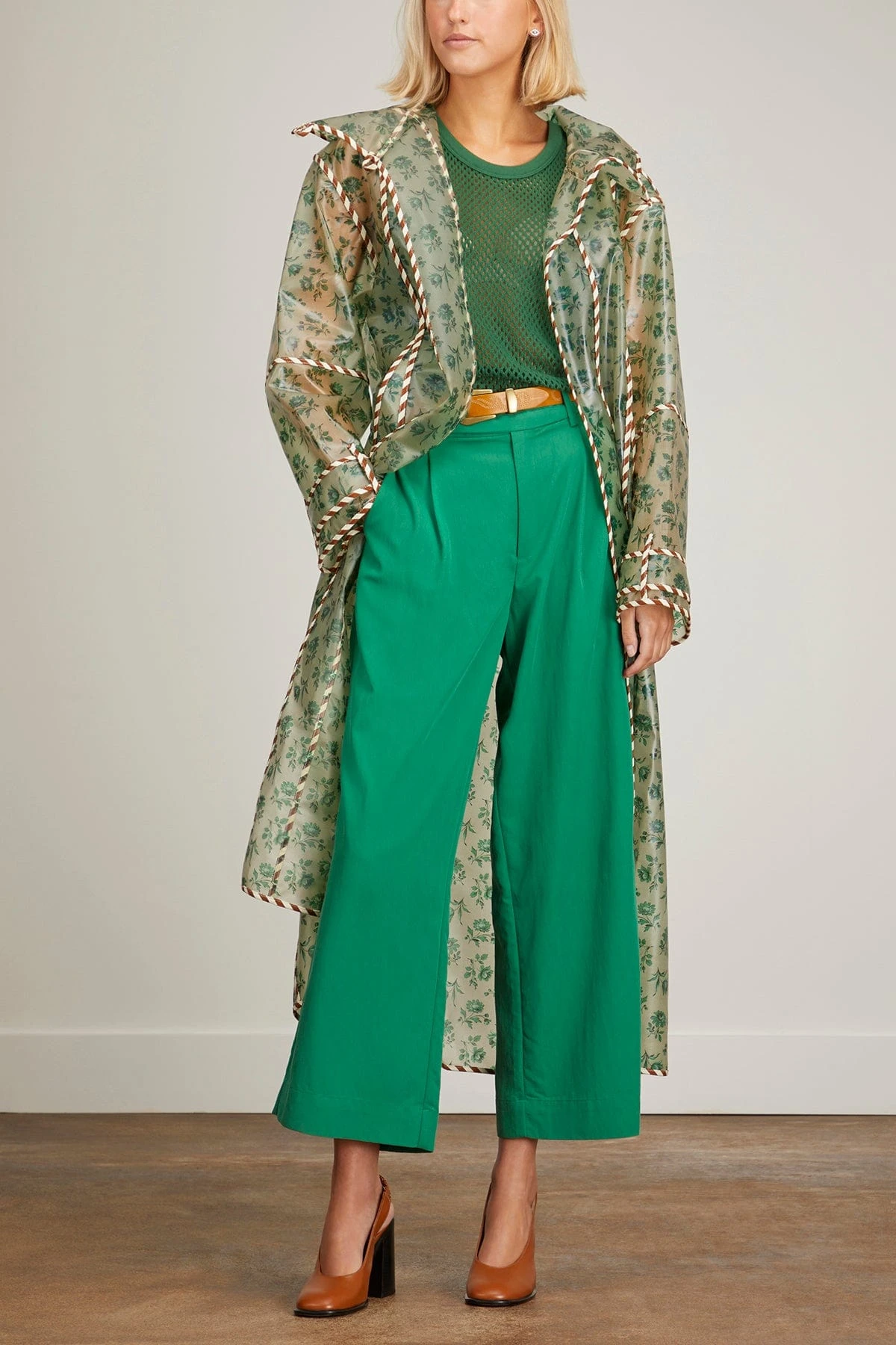 Abigail Raincoat In Green 4 Abigail Raincoat In Green - Image 2