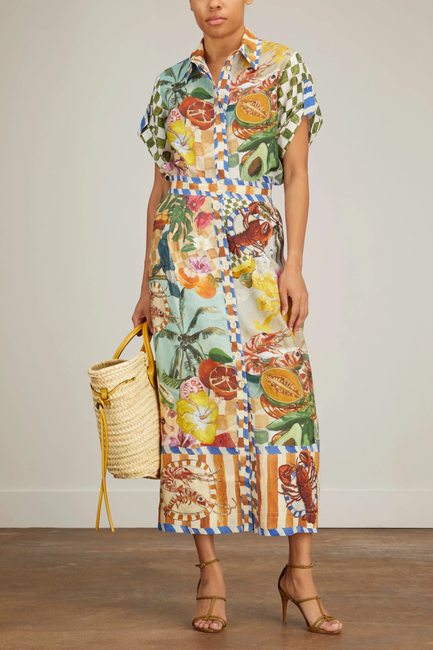 Theo Oversized Shirt In Multi 4 Theo Oversized Shirt In Multi - Image 2