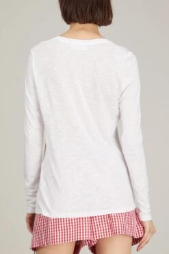 American Vintage Jacksonville Long Sleeve Shirt In Blanc 9 American Vintage Jacksonville Long Sleeve Shirt In Blanc -All Seasons Style american JacksonvilleLongSleeveShirtinBlanc 3