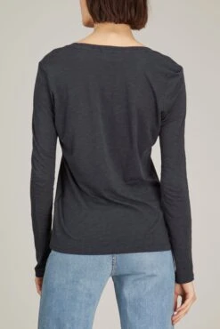 American Vintage Jacksonville Long Sleeve Shirt In Navy 9 American Vintage Jacksonville Long Sleeve Shirt In Navy -All Seasons Style american JacksonvilleLongSleeveShirtinNavy 3