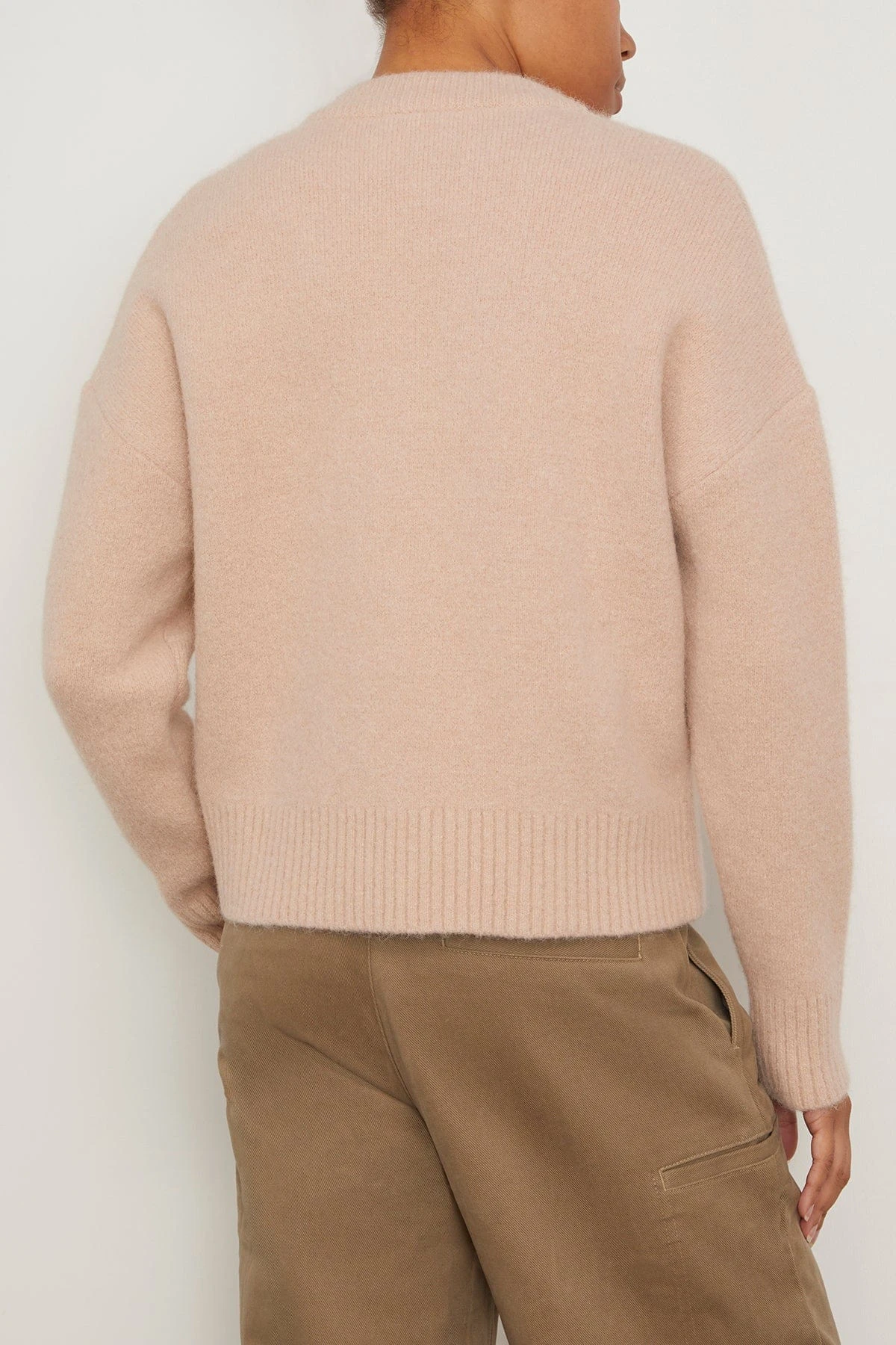 Off White ADC Cardigan In Powder Pink/Ivory 6 Off White ADC Cardigan In Powder Pink/Ivory - Image 4