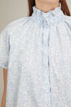 Atelier Kami Top In Pale Blue Danjo Sky -All Seasons Style ann mashburn atelier kami top in pale blue danjo sky 4