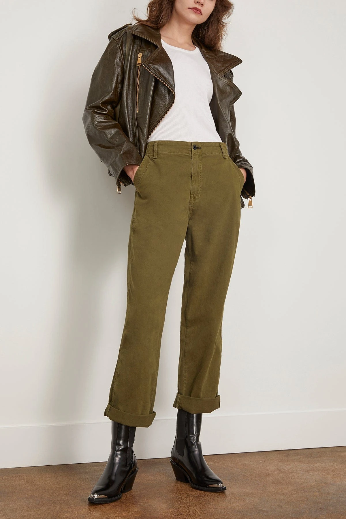 Chino Twill Pant In Fatigue 4 Chino Twill Pant In Fatigue - Image 2
