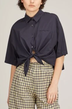 Knot Shirt In Navy 9 Knot Shirt In Navy -All Seasons Style avn KnotShirtinNavy 2