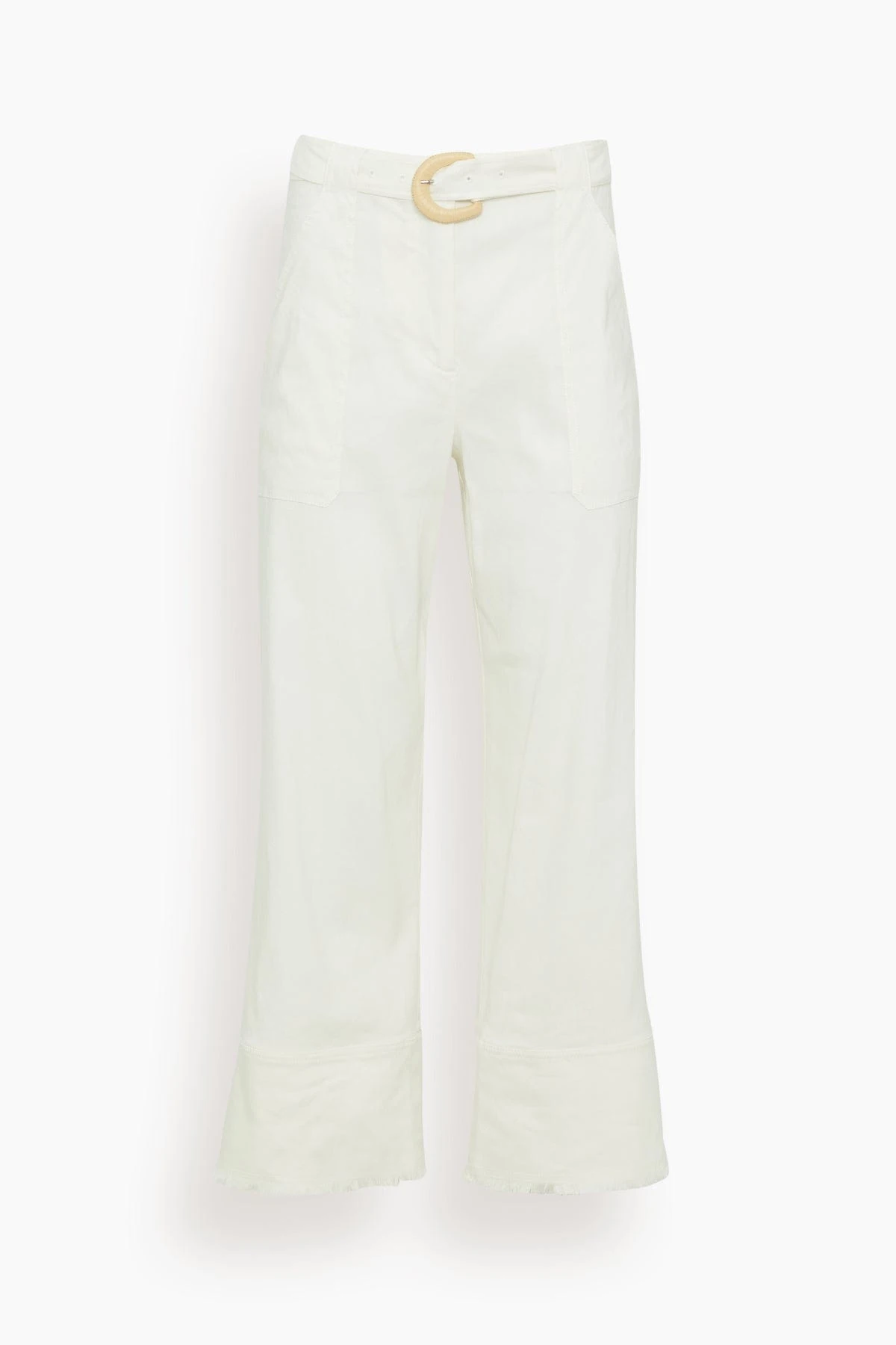 Summer Staples Belted Crop Wide Leg Pant In White 3 Summer Staples Belted Crop Wide Leg Pant In White