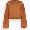 Nova Eyelet Suede Jacket In Tobacco 1 Nova Eyelet Suede Jacket In Tobacco -All Seasons Style ba326e3af15f0c940b8a1a4ce6dbc010