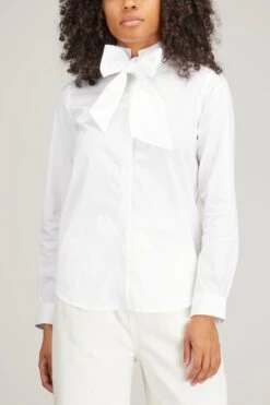 Altesse Shirt In White -All Seasons Style bourrienne altesse shirt in white 2