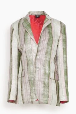 John Jacket In Pink Tartan