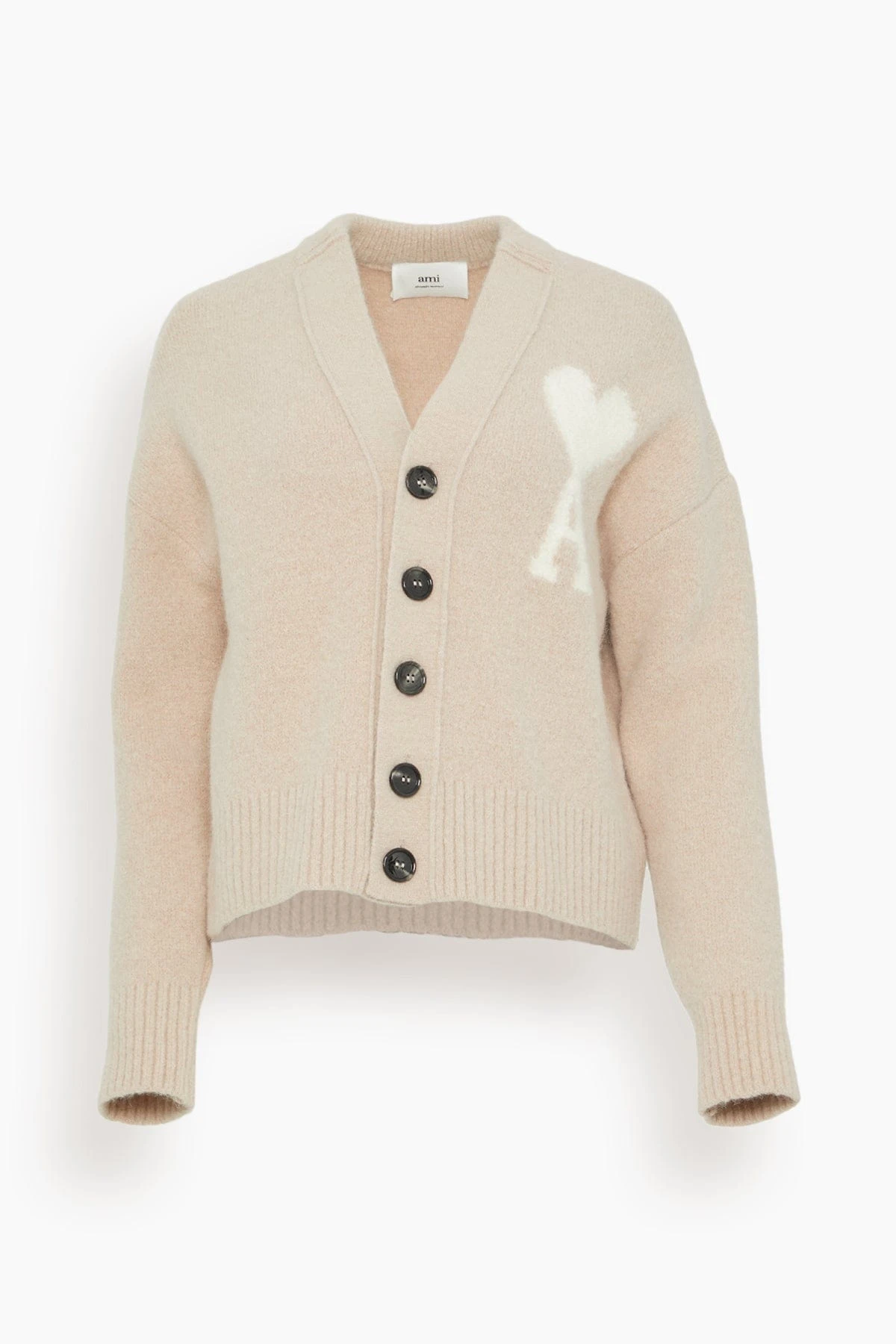 Off White ADC Cardigan In Powder Pink/Ivory 3 Off White ADC Cardigan In Powder Pink/Ivory