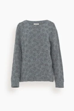 DOROTHEE SCHUMACHER Flower Sparkle Pullover In Calm Grey