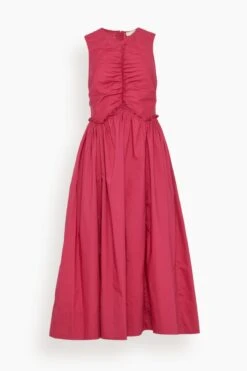 ULLA JOHNSON Mimi Dress In Rosebud