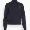 Red Ami De Coeur Sweater In Night Blue 1 Red Ami De Coeur Sweater In Night Blue -All Seasons Style c9e0a63843abea776cff6c6863ecbd8a