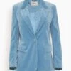 DOROTHEE SCHUMACHER Elegance Softness Jacket In Shaded Blue -All Seasons Style cb82389d3417c456a4a632230e349946
