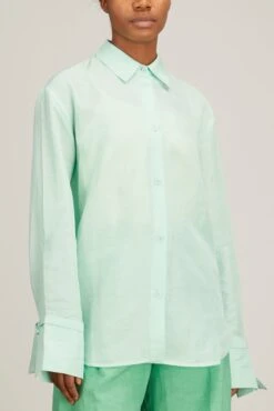 Taikat Shirt In Mint 9 Taikat Shirt In Mint -All Seasons Style christian wijnants taikat shirt in mint 2