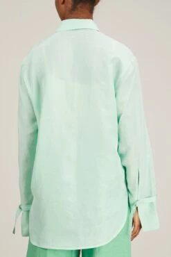 Taikat Shirt In Mint 10 Taikat Shirt In Mint -All Seasons Style christian wijnants taikat shirt in mint 3