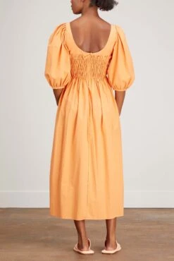 Veneto Dress In Apricot 10 Veneto Dress In Apricot -All Seasons Style ciaolucia VenetoDressinApricot 3