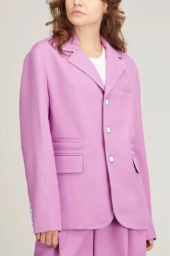 Oversized Unstructured Jacket In Grape 8 Oversized Unstructured Jacket In Grape -All Seasons Style cjr oversized unstructured jacket in grape 2