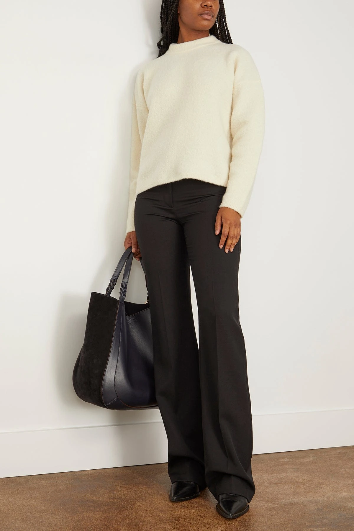 Alva Boucle Cocoon Knit Top In Ivory 4 Alva Boucle Cocoon Knit Top In Ivory - Image 2