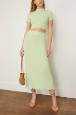 Featured Products -All Seasons Style clea PoppyScallopKnitTopinPistachio 1