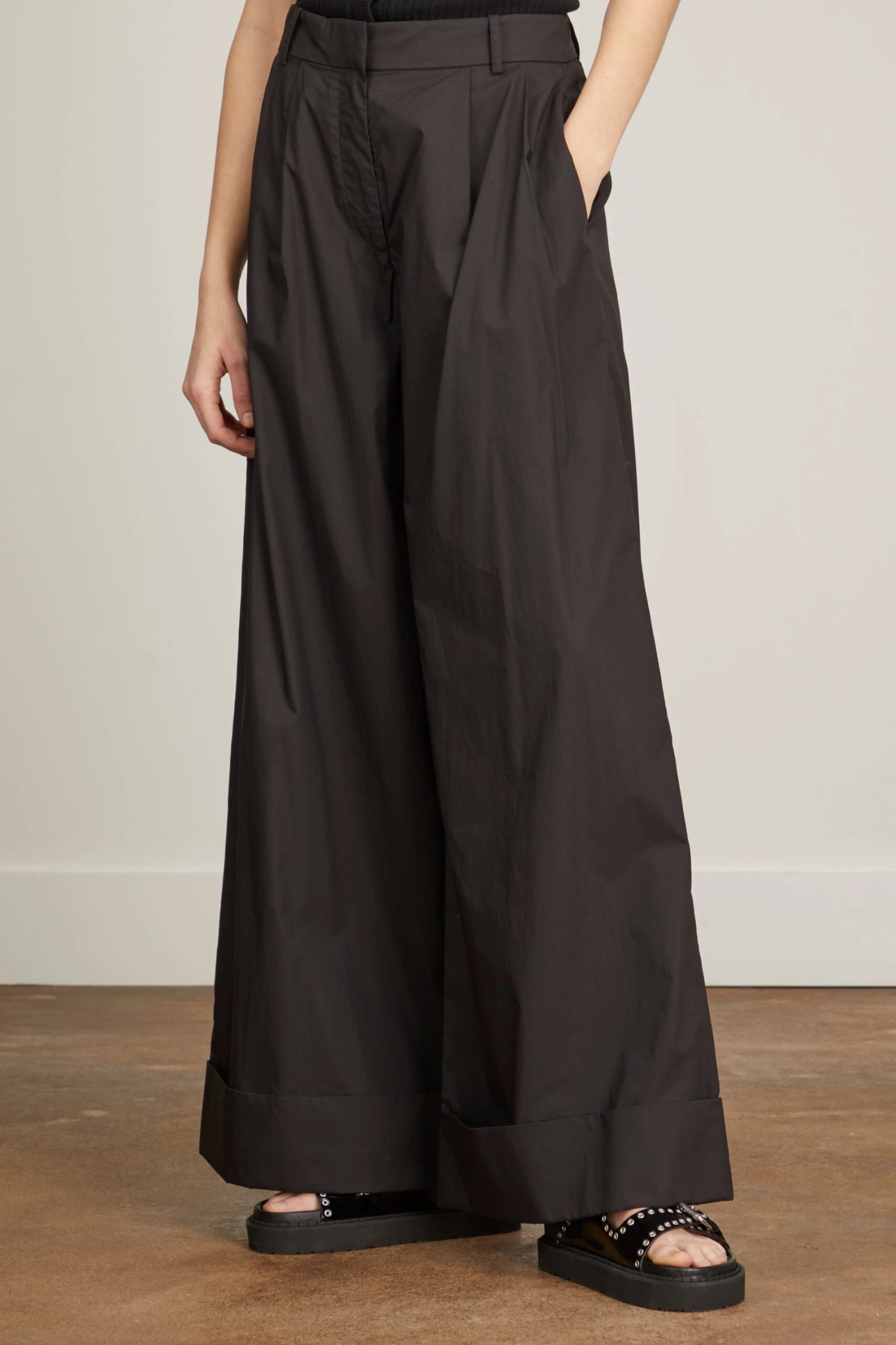 Cuffed Pant In Black 5 Cuffed Pant In Black - Image 3