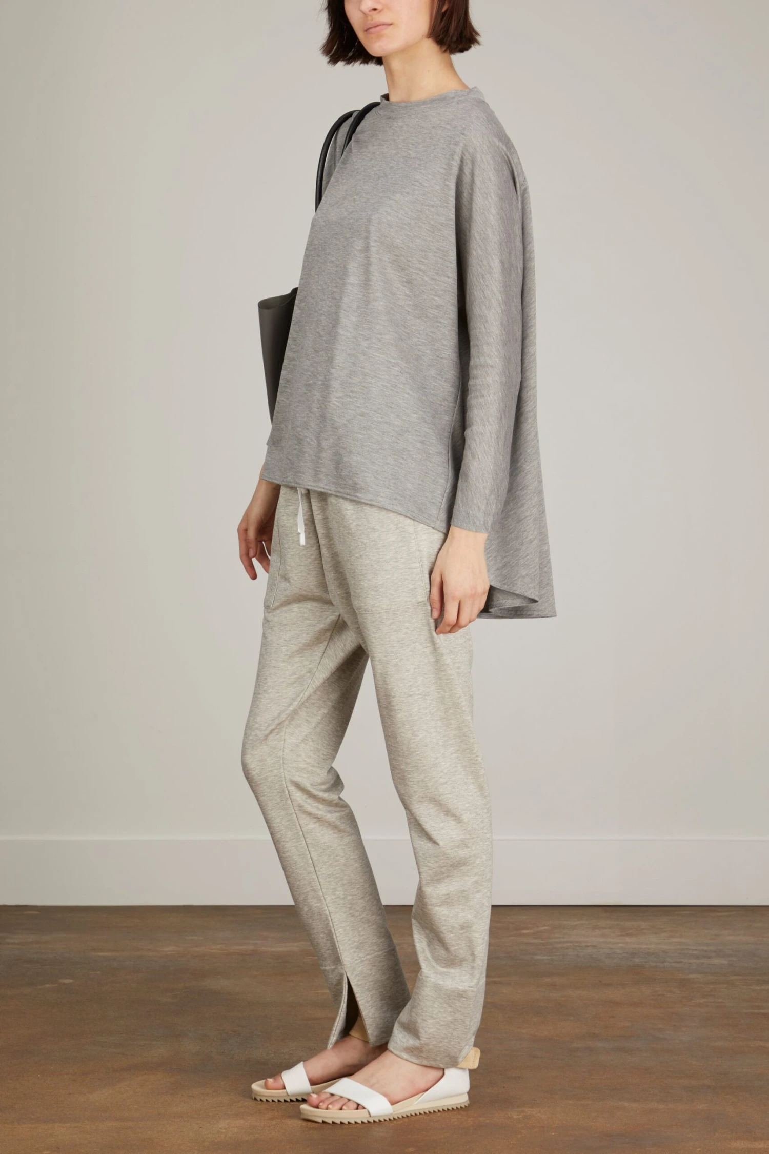 Abby Top In Mid Gray 4 Abby Top In Mid Gray - Image 2