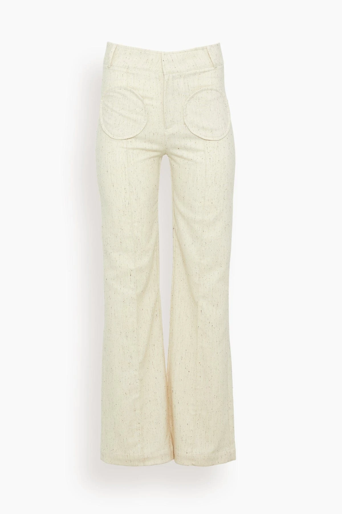 Yoshi Pant In Ecru Fleck 3 Yoshi Pant In Ecru Fleck