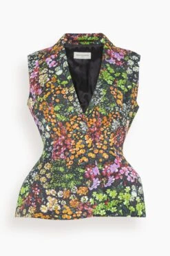 Dries Van Noten Bilal Blazer Vest In Multi