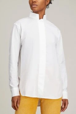 Robert Shirt In White 8 Robert Shirt In White -All Seasons Style destree robert shirt in white 2