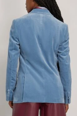 DOROTHEE SCHUMACHER Elegance Softness Jacket In Shaded Blue -All Seasons Style dorothee EleganceSoftnessJacketinShadedBlue 3
