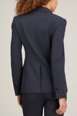 DOROTHEE SCHUMACHER Emotional Essence Jacket In Dark Navy 9 DOROTHEE SCHUMACHER Emotional Essence Jacket In Dark Navy -All Seasons Style dorothee EmotionalEssenceJacketinDarkNavy 3