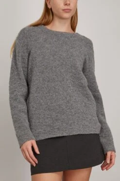 DOROTHEE SCHUMACHER Flower Sparkle Pullover In Calm Grey 8 DOROTHEE SCHUMACHER Flower Sparkle Pullover In Calm Grey -All Seasons Style dorothee FlowerSparklePulloverinCalmGrey 2