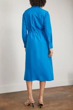 DOROTHEE SCHUMACHER Heritage Ease Dress In Aqua Blue -All Seasons Style dorothee HeritageEaseDressinAquaBlue 3