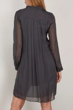 DOROTHEE SCHUMACHER Playful Lightness Dress In Anthracite -All Seasons Style dorothee PlayfulLightnessDressinAnthracite 3