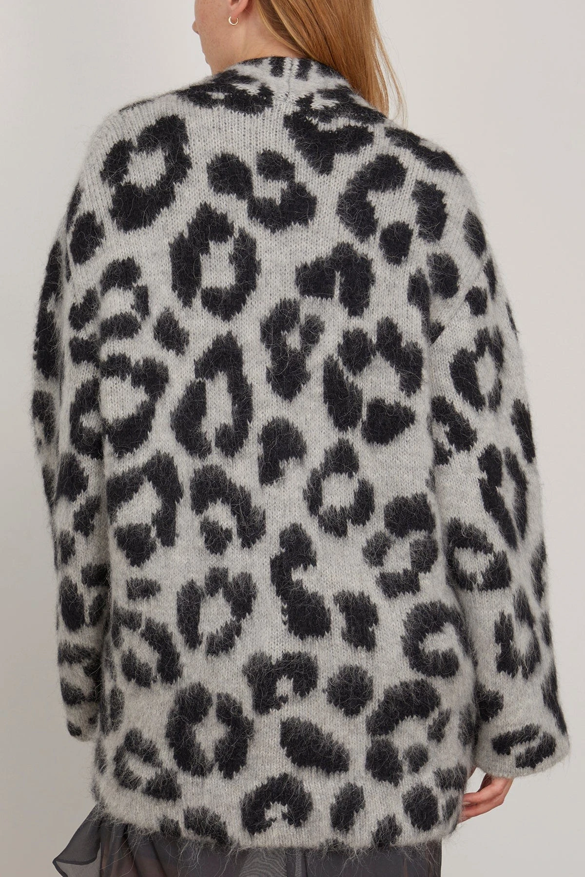 DOROTHEE SCHUMACHER Striking Leopard Coat In Black Grey Mix 6 DOROTHEE SCHUMACHER Striking Leopard Coat In Black Grey Mix - Image 4