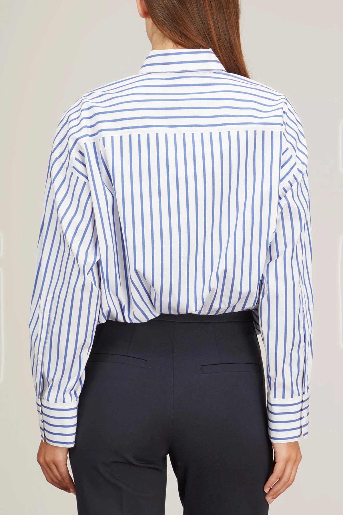 DOROTHEE SCHUMACHER Soft Stripe Blouse In Navy And White Stripes 6 DOROTHEE SCHUMACHER Soft Stripe Blouse In Navy And White Stripes - Image 4