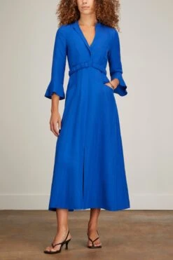 DOROTHEE SCHUMACHER Summer Cruise Dress In Royal Blue -All Seasons Style dorothee schumacher summer cruise dress in royal blue 2