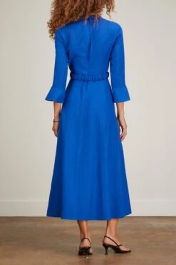 DOROTHEE SCHUMACHER Summer Cruise Dress In Royal Blue -All Seasons Style dorothee schumacher summer cruise dress in royal blue 3